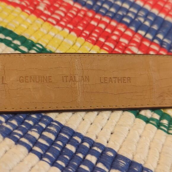 Ritz vintage made in Italy leather belt size large - Picture 3 of 6